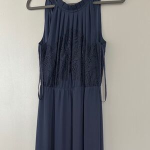 Antonio Melanie blue lace dress